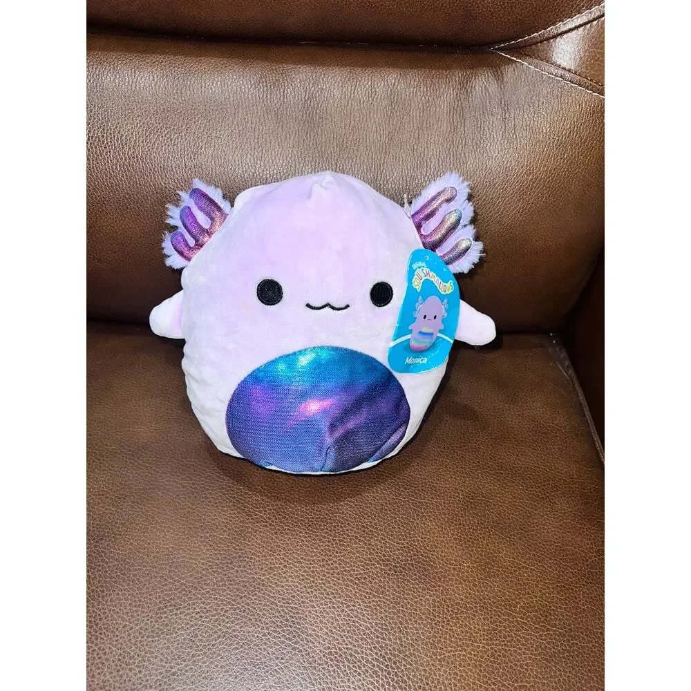 NWT Squishmallows Monica the Purple Axolotl Medium Plush Toy 8